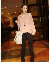 WT6438 Fashion Loose Top Pink