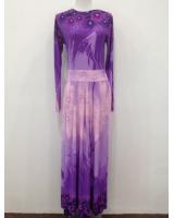 WH1134 Colourful Jubah Purple