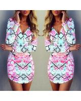 WD6758 Sexy Floral Dress As Picture