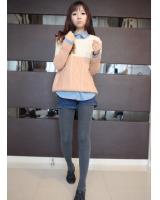 WT3614 Colourful Top Pink