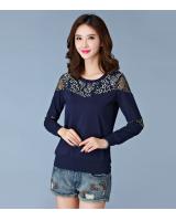 WT7192 Korea Fashion Top Blue
