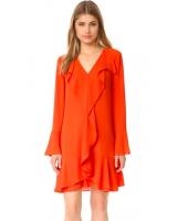 WD7193 Europe Fashion Dress Orange