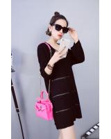 WD7211 Trendy Dress Black