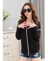 WT7212 Stylish Casual Top Black