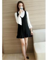 WD7287 Fashion Knit Dress Black