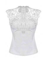 WT3751 Sexy Top White
