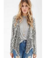 WJ7396 Europe Fashion Cardigan Grey