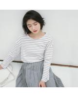 VW10236 Lovely Stripe Top Grey