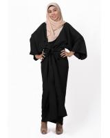 JW5015 Camilla Wrap Front Dress Black