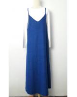 JW5023 Slit Dress & Top Set Blue