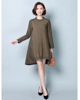 GW2033 Fashion Dress Army Green