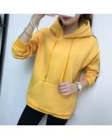 GW2038 Charming Hooded Top Yellow