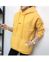 GW2039 Casual Hooded Top Yellow