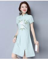 VW12219 Pretty Cheongsam Green