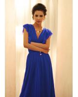 BM70277 Charming Chiffon Jumpsuit Blue
