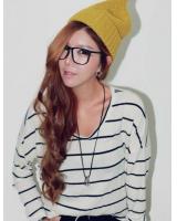 WT21205 Fashion Stripe Top White