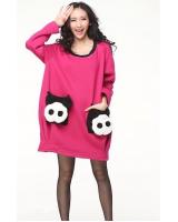 WD21416 Cute Maternity Dress Pink