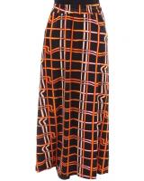 MH060 Trendy Long Skirt Orange