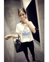 WT21054 Cute Fashion Top White