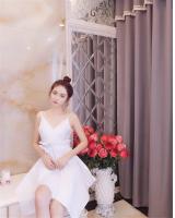 GW2257 Charming Strap Dress White