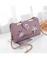 KW80367 Casual Floral Sling Bag Purple