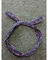 WB7657 Love Design Wire Headband Pink