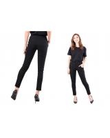 QA-482 Women Plus Size Pants Black
