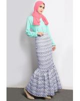 JW5046 Stylish Top & Skirt Set Tosca