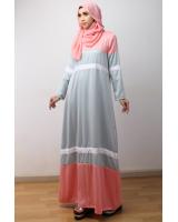 JW5048 Stylish Dress Light Blue