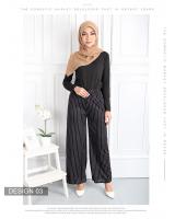 QA-542 WOMEN STRIPES PALAZZO DESIGN 03