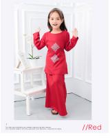 QA-552 LOVELY KIDS KURUNG RED