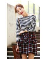 WT7701 Fashion Top Stripe