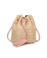 KW80402 SUMMER BUCKET SLING BAG LIGHT PINK