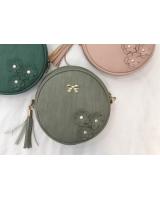 KW80418 KOREAN STYLE ROUND BAG LIGHT GREEN