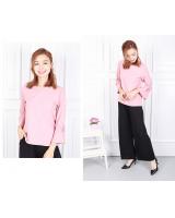 QA-600 BASIC WOMEN'S TOP PINK