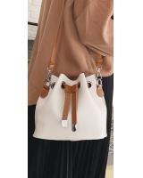 KW80460 CASUAL BUCKET BAG WHITE