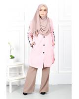 QA-631 MEENA TUNIC BLOUSE LIGHT PINK