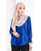 QA-647 SWEET WOMEN'S BLOUSE BLUE