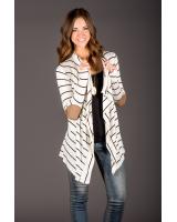 BM71159 STRIPED CARDIGAN AS PICTURE