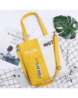 KW80477 CASUAL BAG YELLOW WHITE