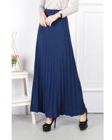QA-676 FLARE SKIRT BLUE