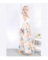 QA-678 LOVELY FLORAL PRINTED SKIRT 07