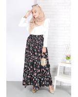QA-678 LOVELY FLORAL PRINTED SKIRT 08