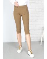 QA-680 WOMEN'S STRETCHABLE PANTS BROWN