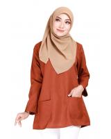 QA-692 BASIC WOMEN'S BLOUSE AS PICTURE