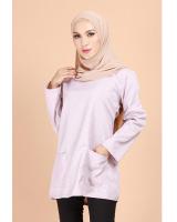 QA-692 BASIC WOMEN'S BLOUSE IVORY