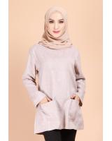 QA-692 BASIC WOMEN'S BLOUSE KHAKI