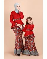 QA-697 KIDS MODERN KURUNG RED