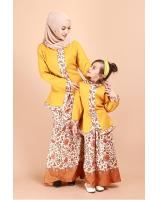 QA-698 KIDS KEBAYA SET YELLOW