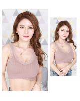 QA-702 LACE BRALETTE KHAKI